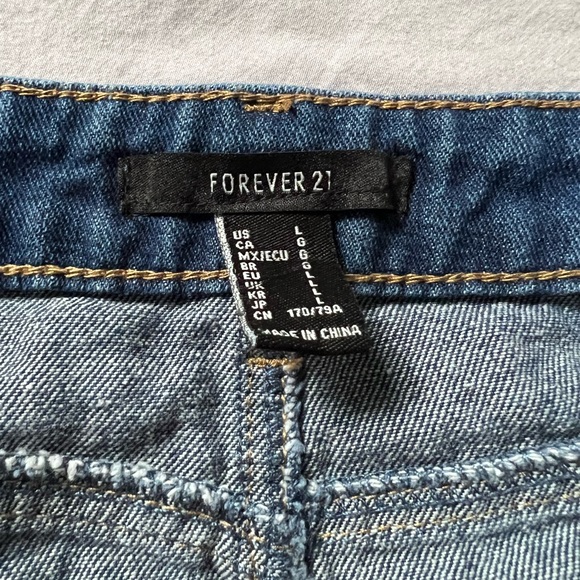Forever 21 Denim Skirt L - Picture 4 of 6